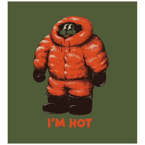 The Dudes Ανδρική κοντομάνικη μπλούζα Im Hot Classic T-Shirt